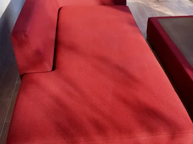 Washable-fabric sofa - after cleaning