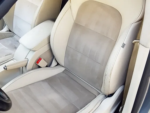 Fabric & leather upholstery - before cleaning