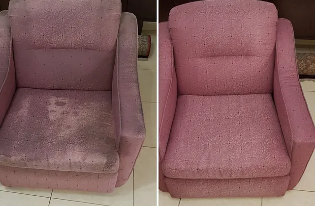 Professional sofa cleaning in an apartment in Ramat Gan