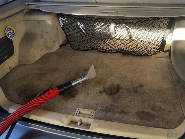 Car trunk - before cleaning