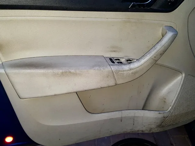 Car doors - after cleaning