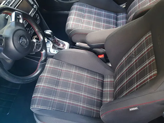 Car upholstery - after cleaning
